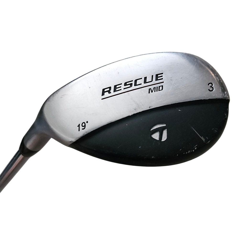 TaylorMade Rescue 3 Mid 19 Degree Hybrid Regular Flex Steel Left Hand LH Club
